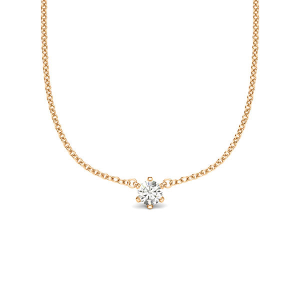 Anhänger - 6er Krappe = G159 in Roségold 585 mit zus. 0,1 ct. Brillant tw, si von acredo - A-2064-12 Anhänger - 6er Krappe = G159 in Roségold 585 mit zus. 0,1 ct. Brillant tw, si von acredo - A-2064-12