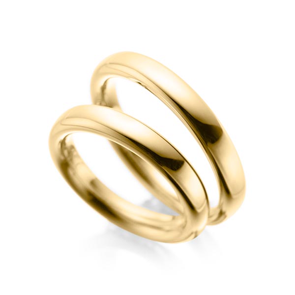 Paar klassische Trauringe/Eheringe in Gelbgold 585 von acredo - A-1085-1 Paar klassische Trauringe/Eheringe in Gelbgold 585 von acredo - A-1085-1