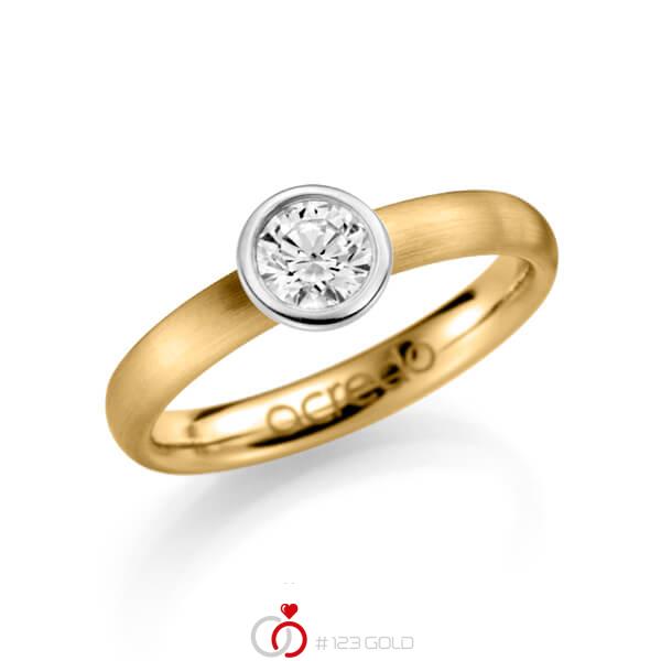 klassieke trouwring in geelgoud 14 kt. met 0,5 ct. Briljanten tw/si van acredo - A-1126-3 klassieke trouwring in geelgoud 14 kt. met 0,5 ct. Briljanten tw/si van acredo - A-1126-3