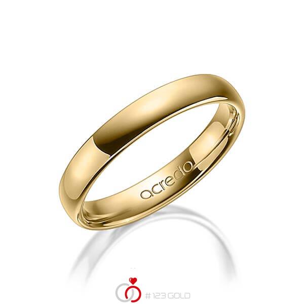 klassieke trouwring in geelgoud 14 kt. van acredo - A-1278-2 klassieke trouwring in geelgoud 14 kt. van acredo - A-1278-2