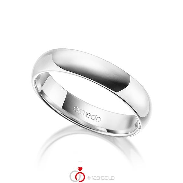 klassieke trouwring in platina 950 van acredo - A-1296-10 klassieke trouwring in platina 950 van acredo - A-1296-10