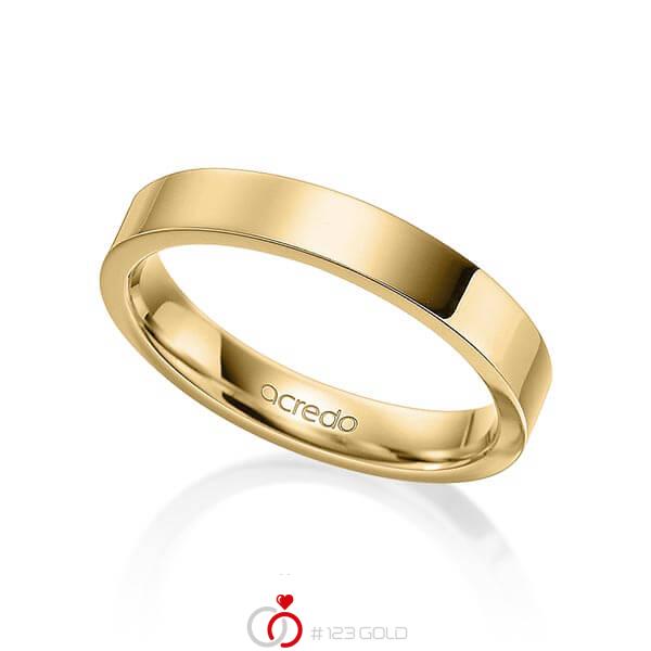 klassischer Trauring/Ehering in Gelbgold 585 von acredo - A-1594-2 klassischer Trauring/Ehering in Gelbgold 585 von acredo - A-1594-2