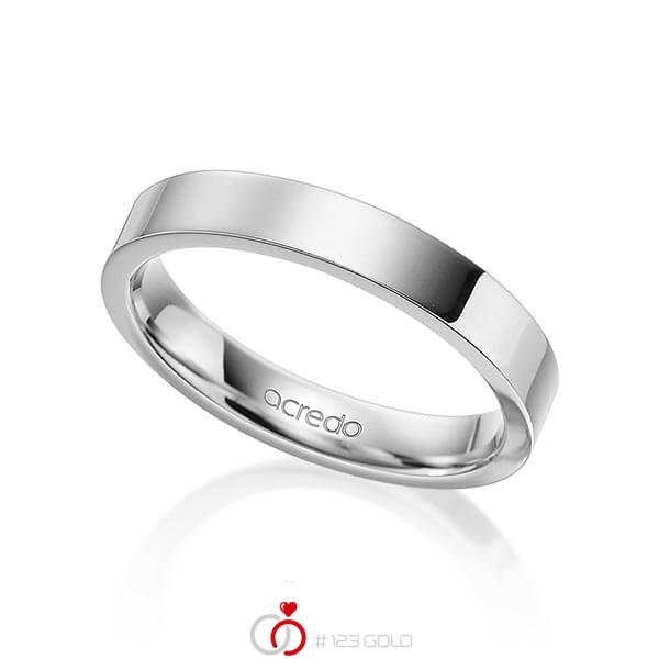 klassischer Trauring/Ehering in Graugold 585 von acredo - A-1594-5 klassischer Trauring/Ehering in Graugold 585 von acredo - A-1594-5