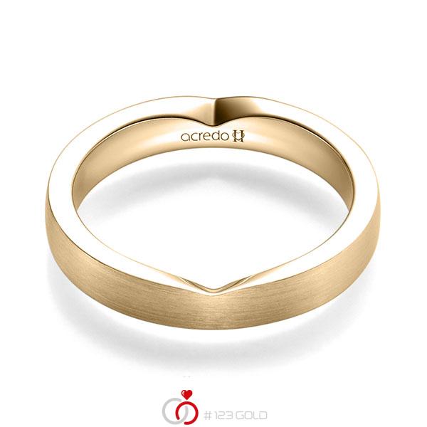 klassischer Trauring/Ehering in Roségold 585 von acredo - A-2244-8 klassischer Trauring/Ehering in Roségold 585 von acredo - A-2244-8