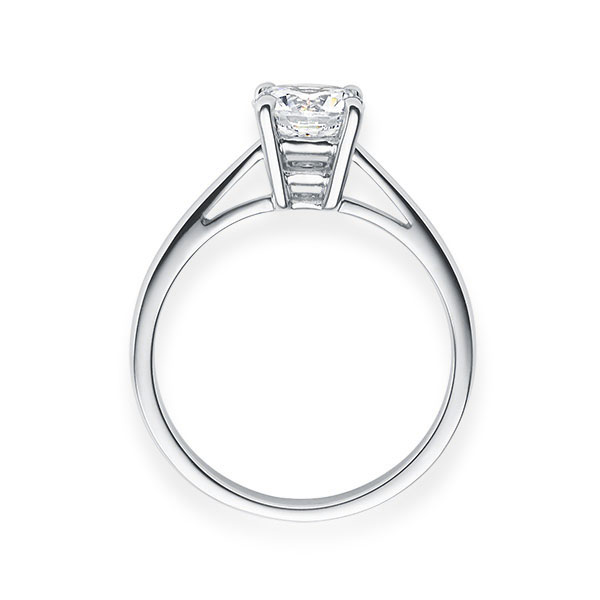 Diamantring mit 4-Krappenfassung