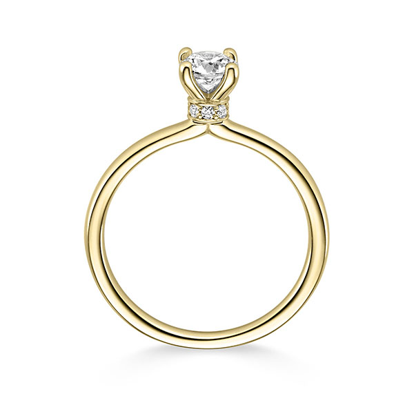 Essentials Solitär 4 Krappen und Steinkranz, Breite: 1,30, Höhe: 1,40