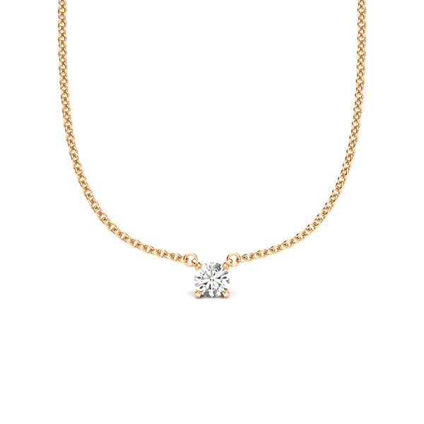 Anhänger - 4er Krappe = G158 in Roségold 585 mit zus. 0,1 ct. Brillant tw, si von acredo - A-2061-12 Anhänger - 4er Krappe = G158 in Roségold 585 mit zus. 0,1 ct. Brillant tw, si von acredo - A-2061-12