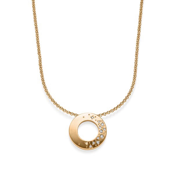 Anhänger in Roségold 585 mit zus. 0,085 ct. tw, si von acredo - A-1834-1 Anhänger in Roségold 585 mit zus. 0,085 ct. tw, si von acredo - A-1834-1
