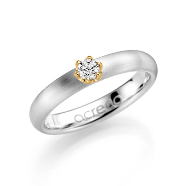 classic wedding band in White gold 14K (585/1000) with in total 0,15 ct. brilliant tw,si by acredo - A-1132-2 classic wedding band in White gold 14K (585/1000) with in total 0,15 ct. brilliant tw,si by acredo - A-1132-2