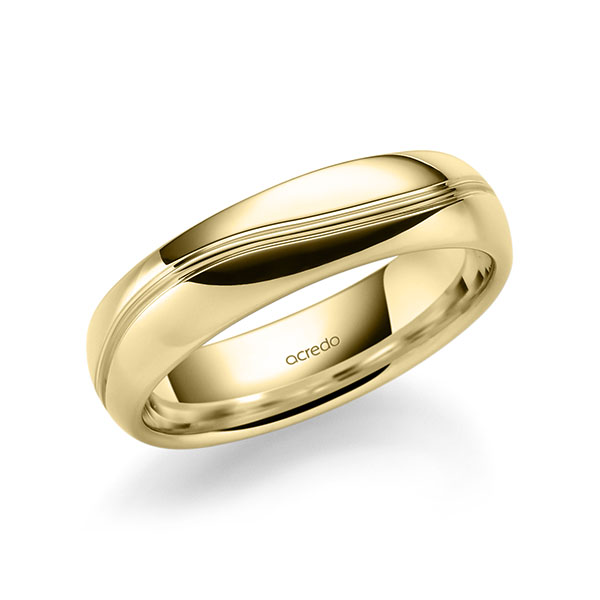klassischer Trauring/Ehering in Gelbgold 585 von acredo - A-1711-17 klassischer Trauring/Ehering in Gelbgold 585 von acredo - A-1711-17