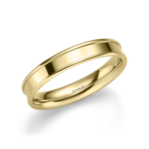 klassischer Trauring/Ehering in Gelbgold 585 von acredo - A-2211-6 klassischer Trauring/Ehering in Gelbgold 585 von acredo - A-2211-6