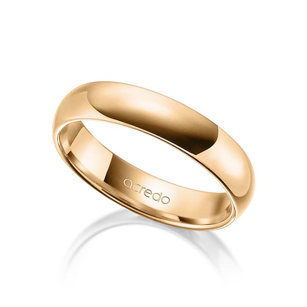 klassischer Trauring/Ehering in Roségold 750 von acredo - A-1296-8 klassischer Trauring/Ehering in Roségold 750 von acredo - A-1296-8