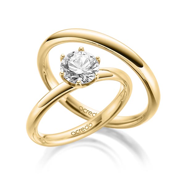 Set in Gelbgold 585 mit 1,5 ct. tw, vs von acredo - A-1928-2 Set in Gelbgold 585 mit 1,5 ct. tw, vs von acredo - A-1928-2
