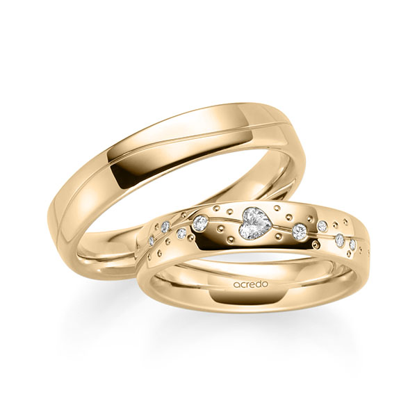 Zakk Verlovingsring dames ringen set 1,5 ct ronde zirkonia